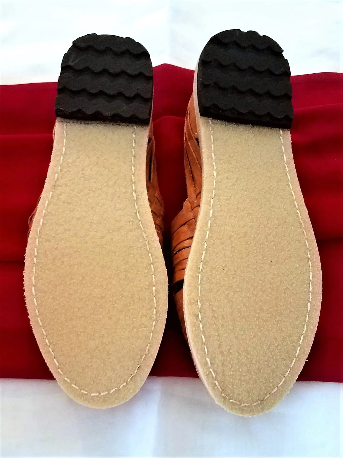 Mexican Handwoven Women's Flats Shoes-Huaraches