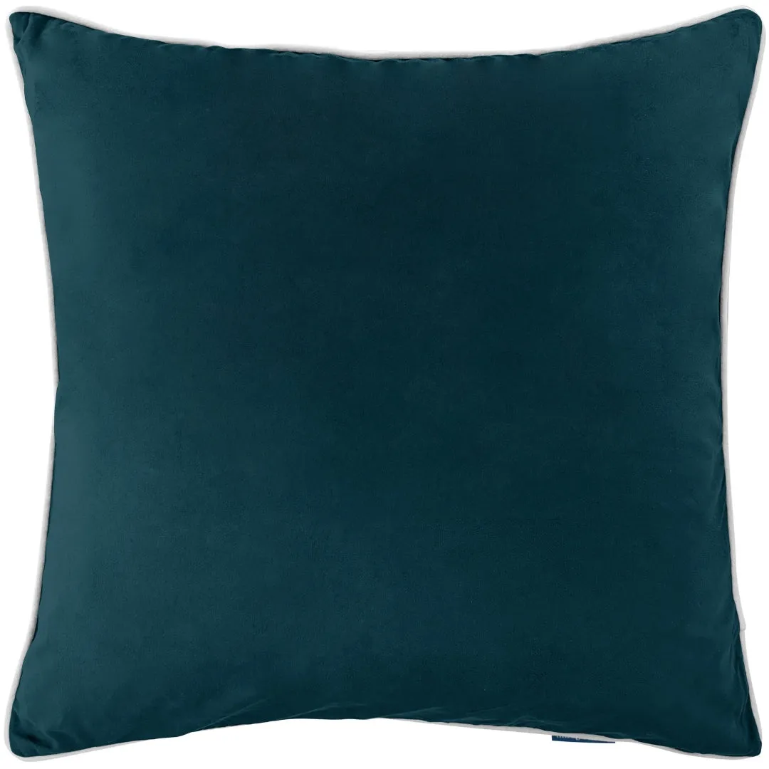 Mirage Haven Gun Velvet Forest Green 50x50cm Cushion Cover