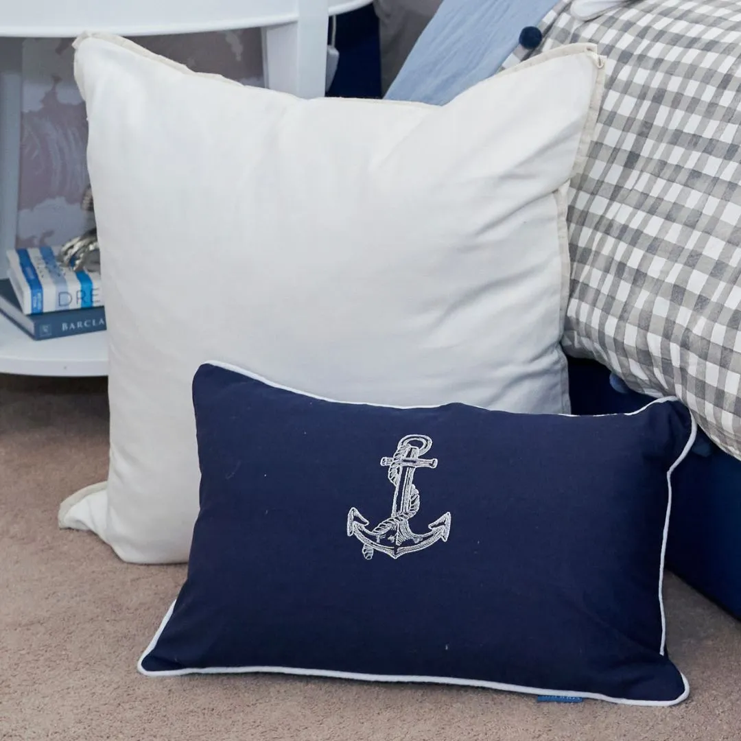 Mirage Haven Sail Dark Blue 30x50cm Kids Cushion Cover