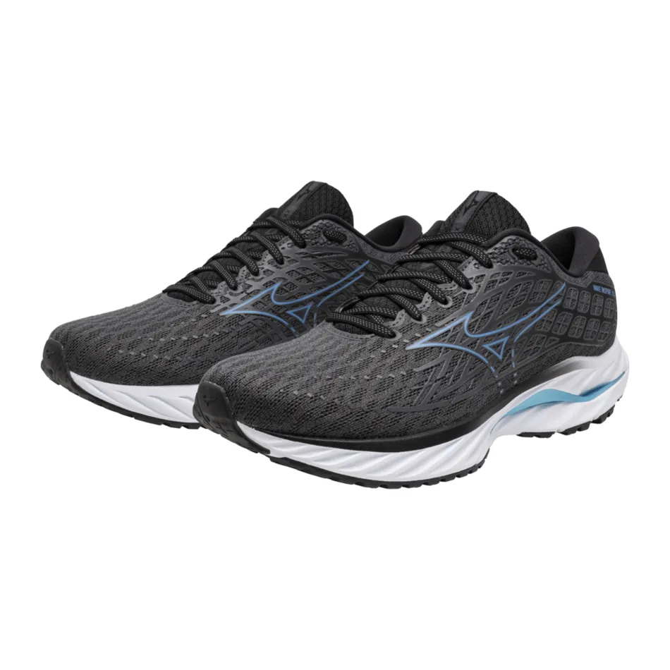 Mizuno Men's Wave Inspire 20 Running Shoes in Iron Gate/Parisian Blue/Black AW24