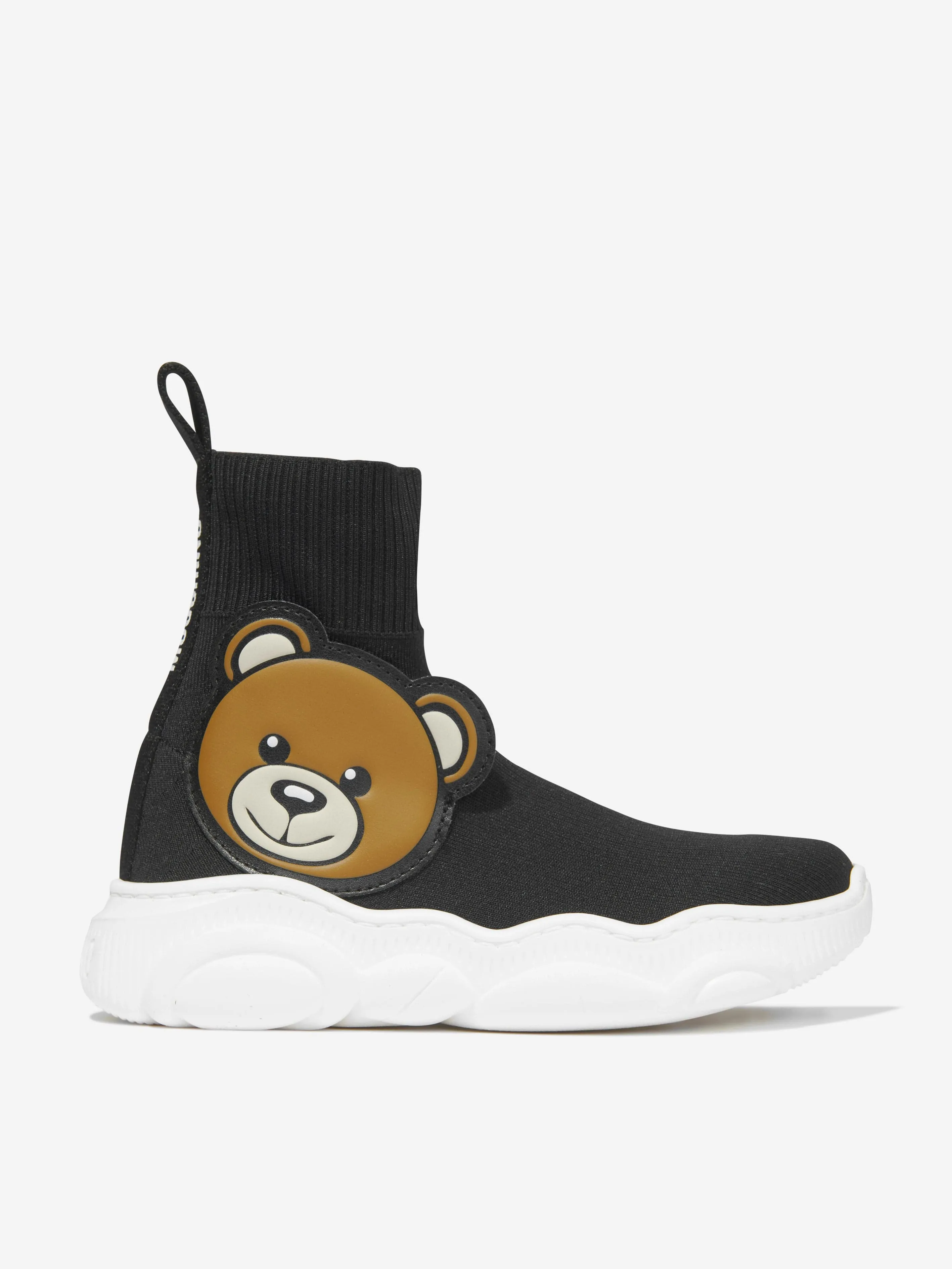 Moschino Kids Teddy Patch High Top Sock Trainers