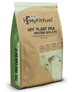 MyFitFuel MFF Plant Pea Protein 1 Kg (2.2 lbs) Chocolate Delight Swirl | Easy to Digest | Vegan Plant Protein Powder