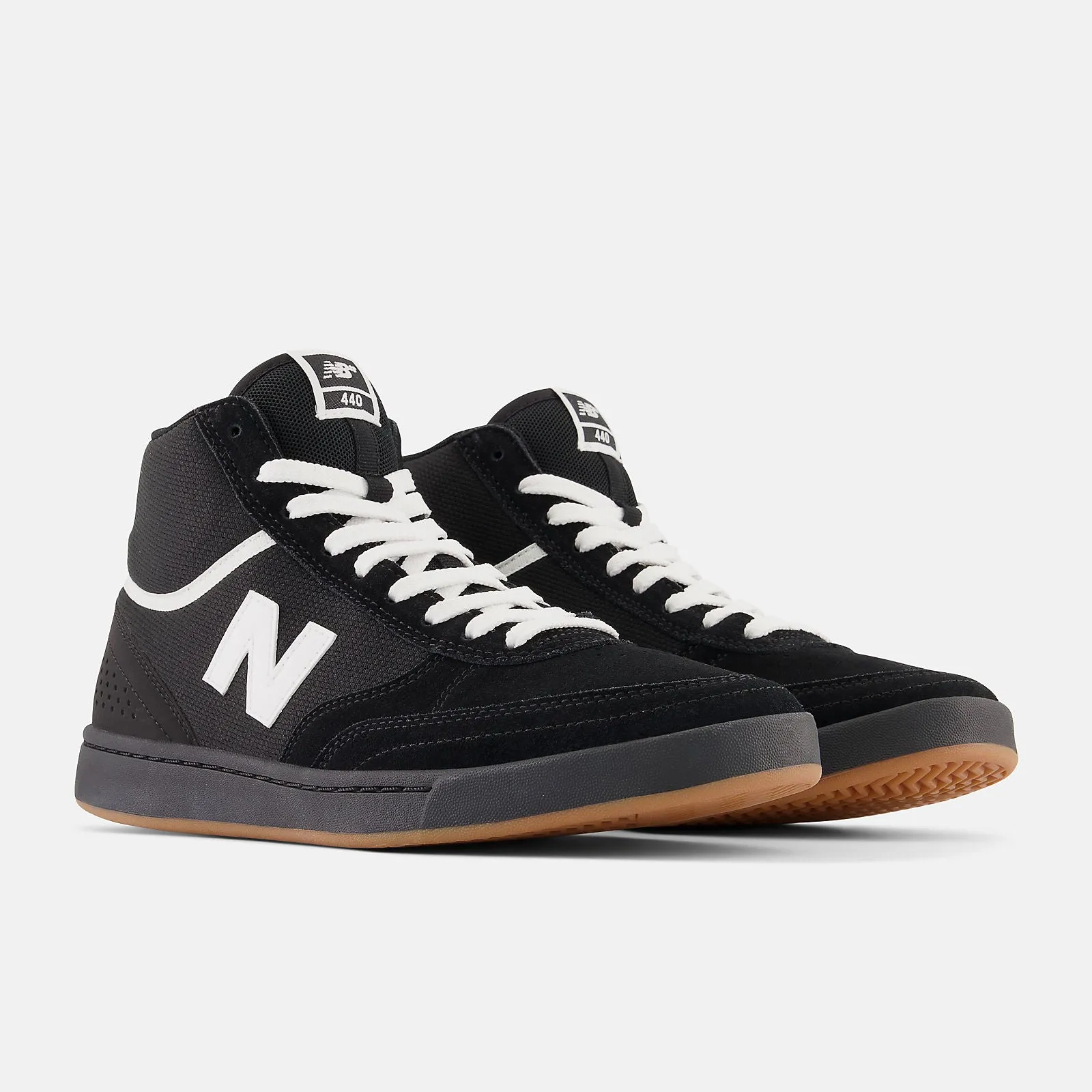 NEW BALANCE 440 HIGH BLACK/WHITE