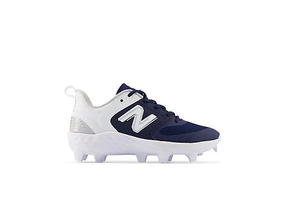 New Balance Women's Fresh Foam Velo V3 Molded Softball Cleats - Navy with White - SPVELON3