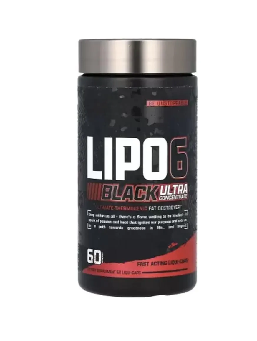 New Lipo6 Black UC 60Caps Fat Burner (With Authenticity Verification Scratch Code)