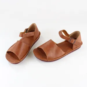 New Mexican-Handmade Leather Sandals For Women Brown/Coffee