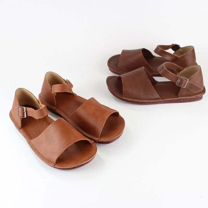 New Mexican-Handmade Leather Sandals For Women Brown/Coffee