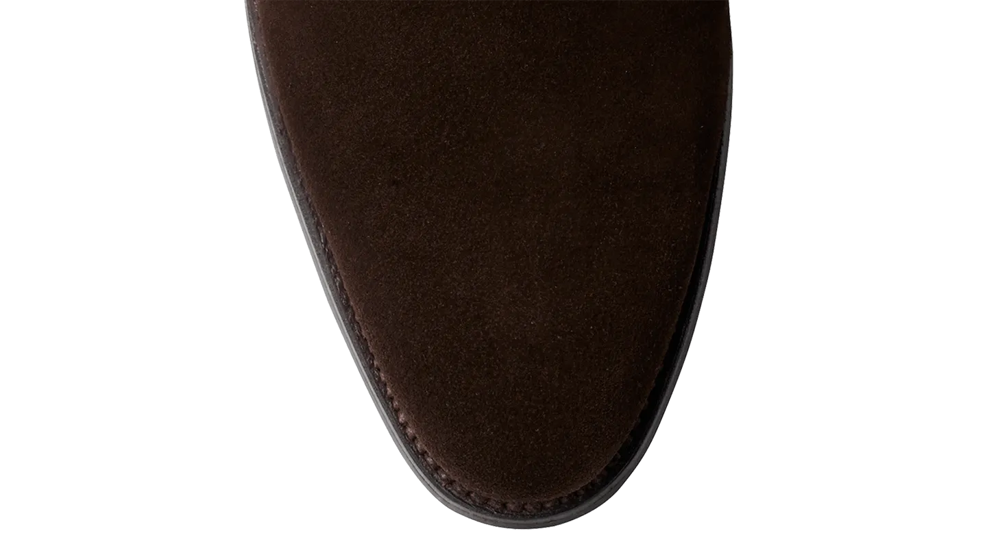 Newquay Dark Brown Suede