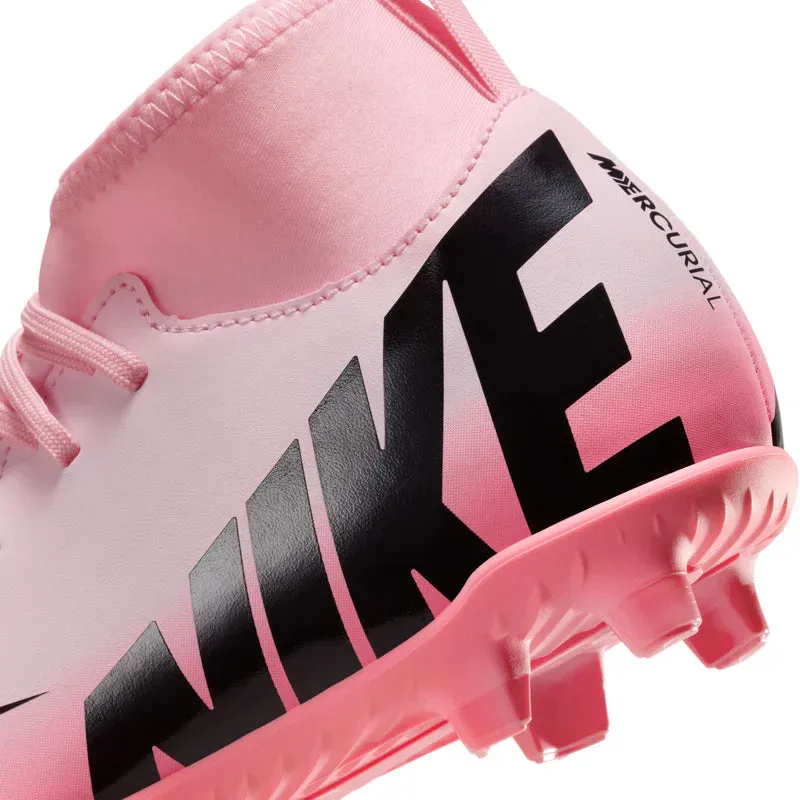 Nike Junior Mercurial Superfly 9 Club FG/MG Soccer Cleat - Pink Foam/ Black