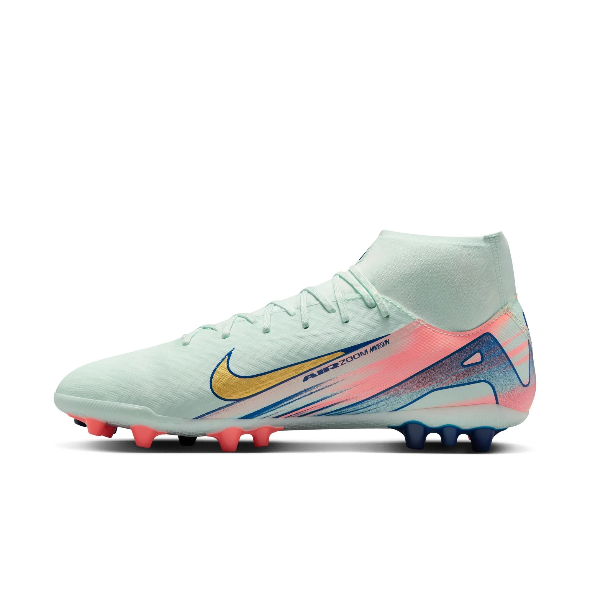 Nike Mercurial Superfly 10 Academy MDS AG Artificial Ground Soccer Cleats- Barely Green/MTLC Coin