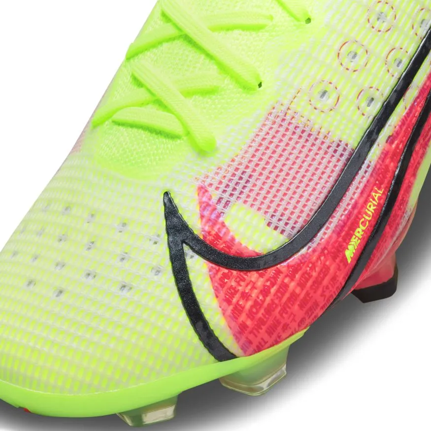 Nike Mercurial Superfly 8 Elite FG-	VOLT/BRIGHT CRIMSON-BLACK