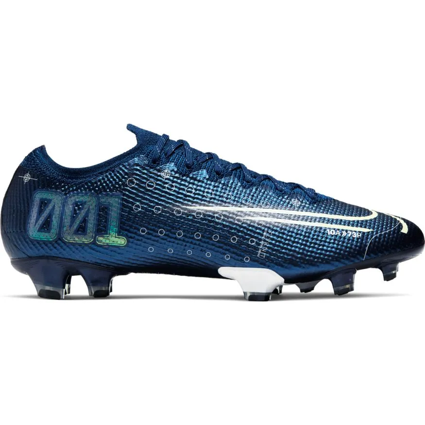 Nike Mercurial Vapor 13 Elite MDS FG - Blue Void/Barely Volt/White