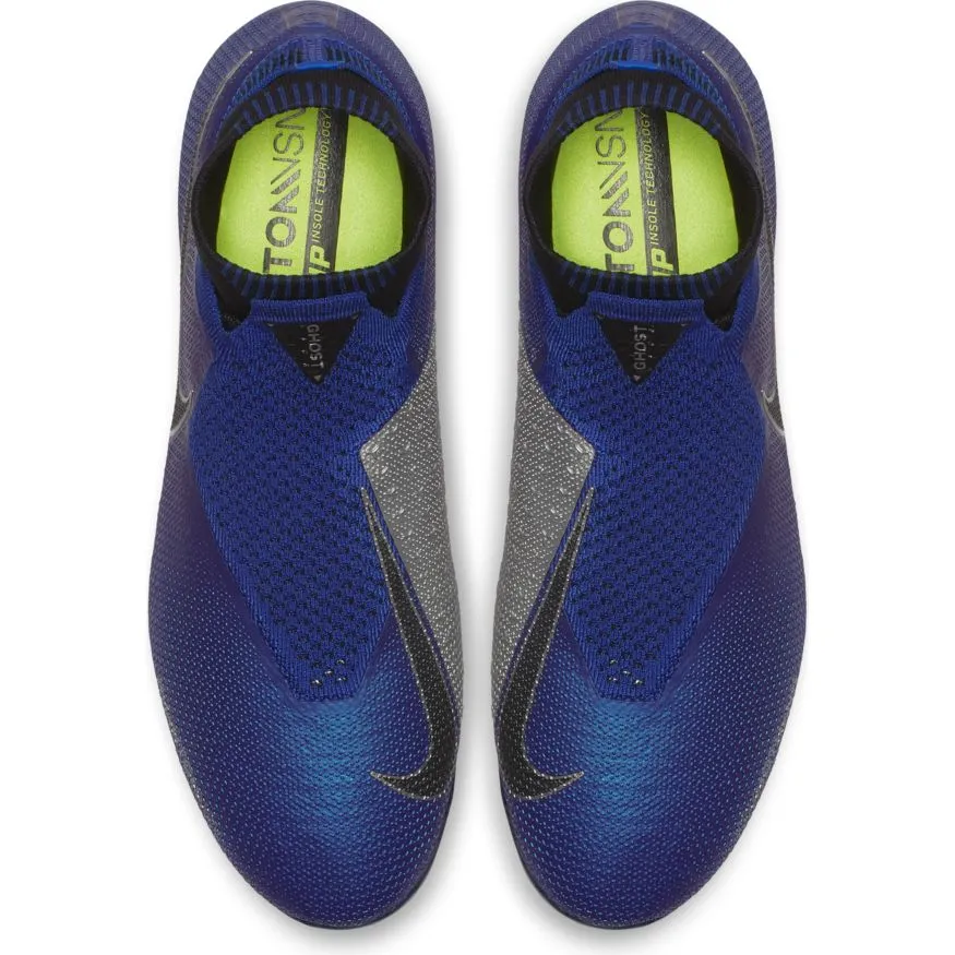 Nike Phantom Vision Elite DF FG - Racer Blue/Metallic Silver