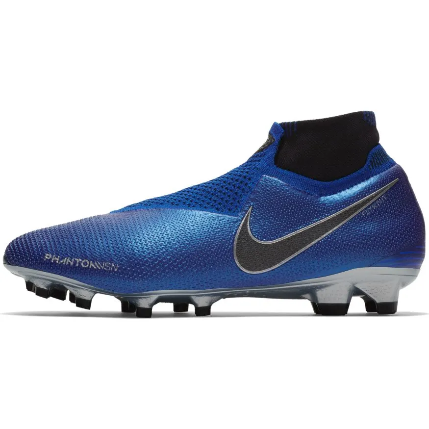 Nike Phantom Vision Elite DF FG - Racer Blue/Metallic Silver