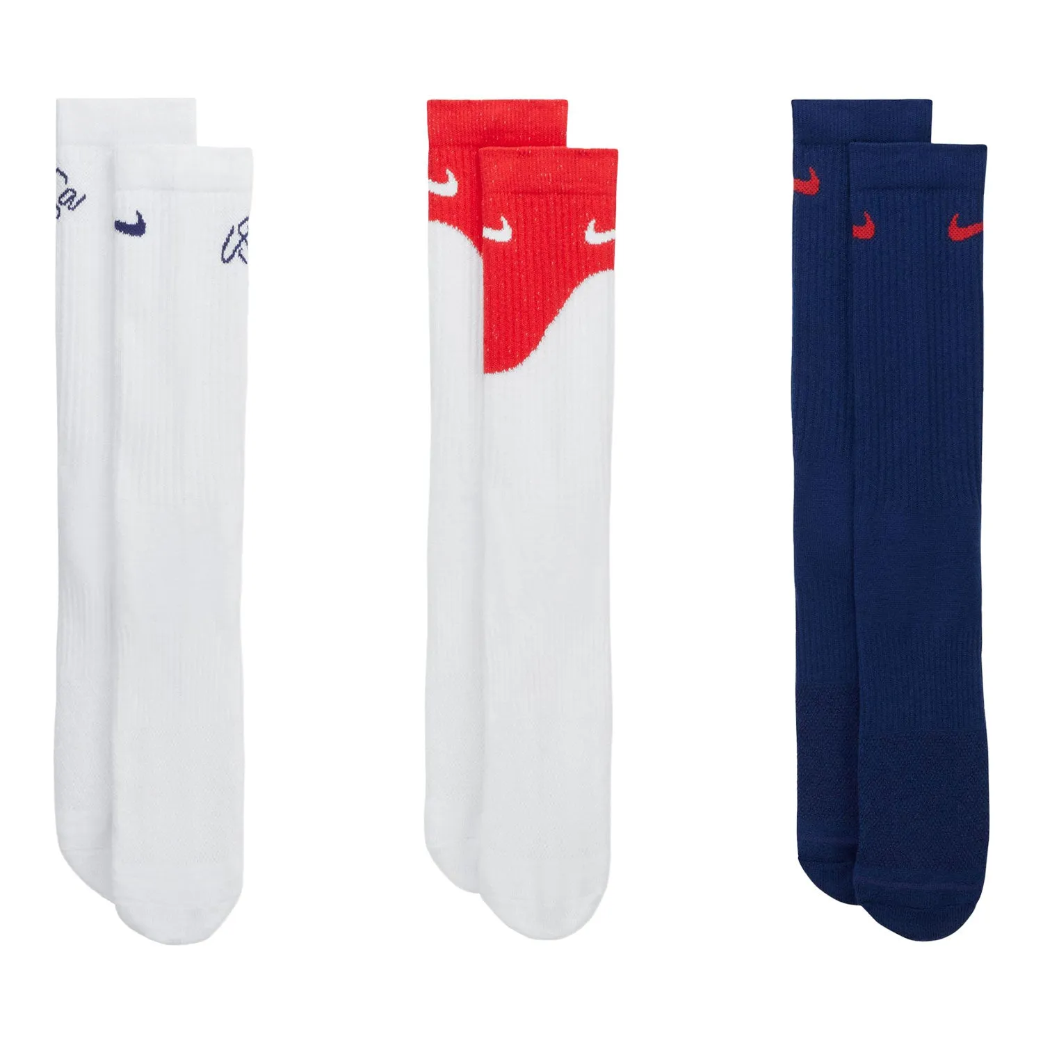 Nike USA Everyday Script 3 Pack Socks