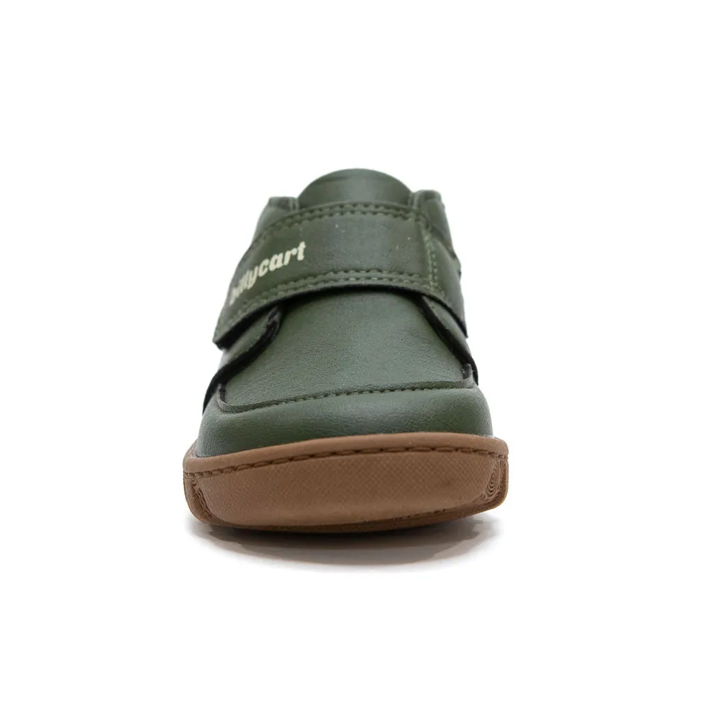 OLLIE green baby and toddler boots