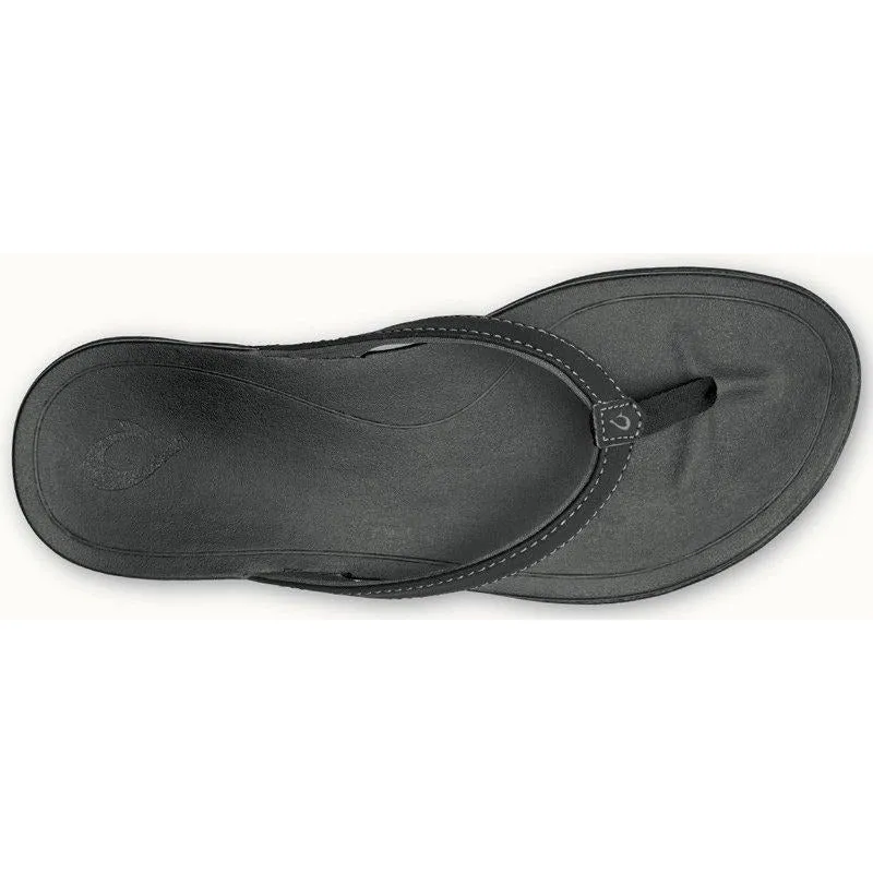 OluKai Ho' Opio Womens Sandal - Onyx