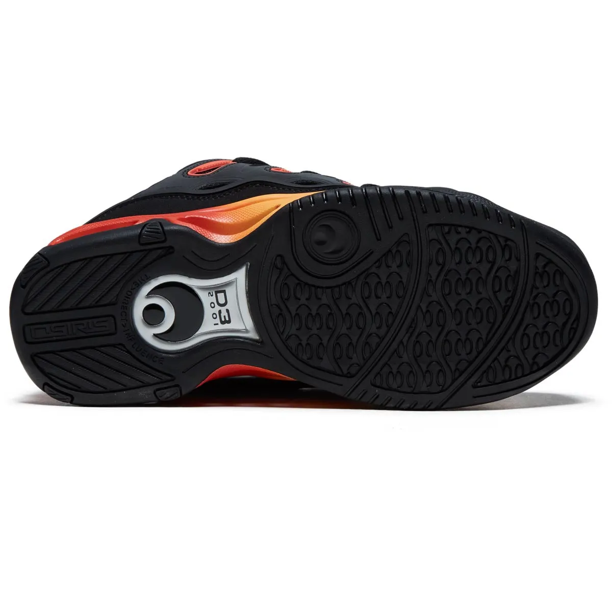 Osiris D3 2001 Shoes - Black/Orange/Black