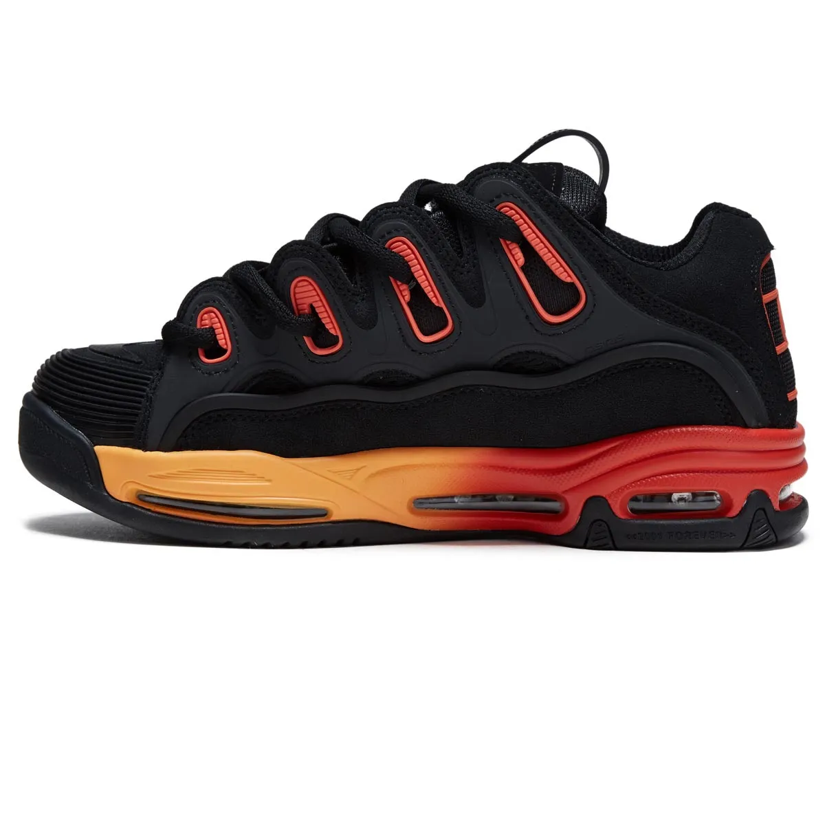 Osiris D3 2001 Shoes - Black/Orange/Black