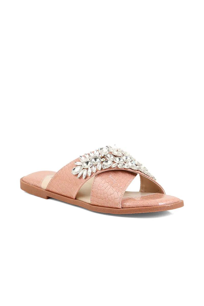 Party Wear Slip On I29271-Pink