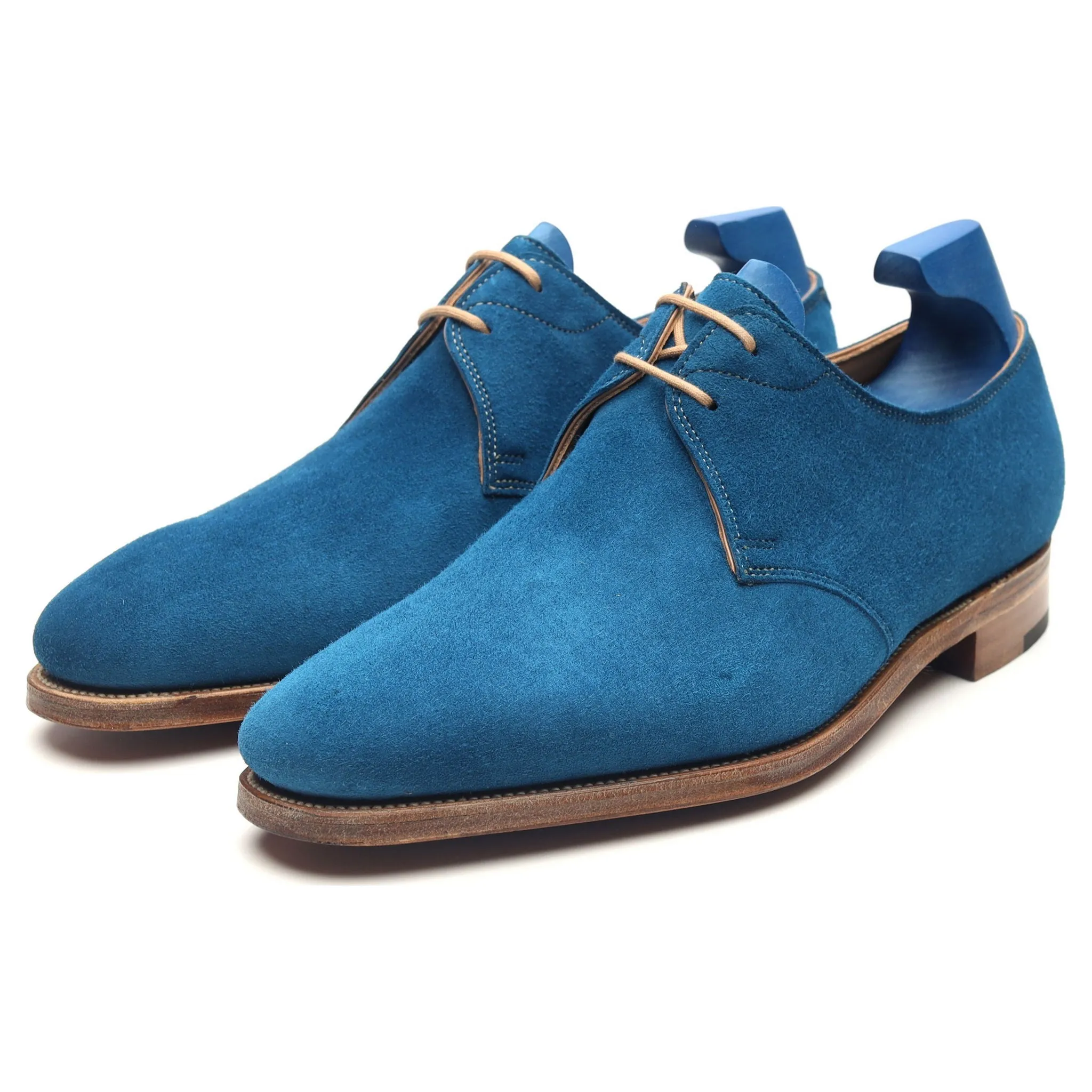 Paul Smith 'Willoughby' Blue Suede Derby UK 5.5 EE