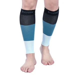 PETITE Calf Compression Sleeve 15-20 mmHg BLACK/SPRUCE/OPAL by Doc Miller