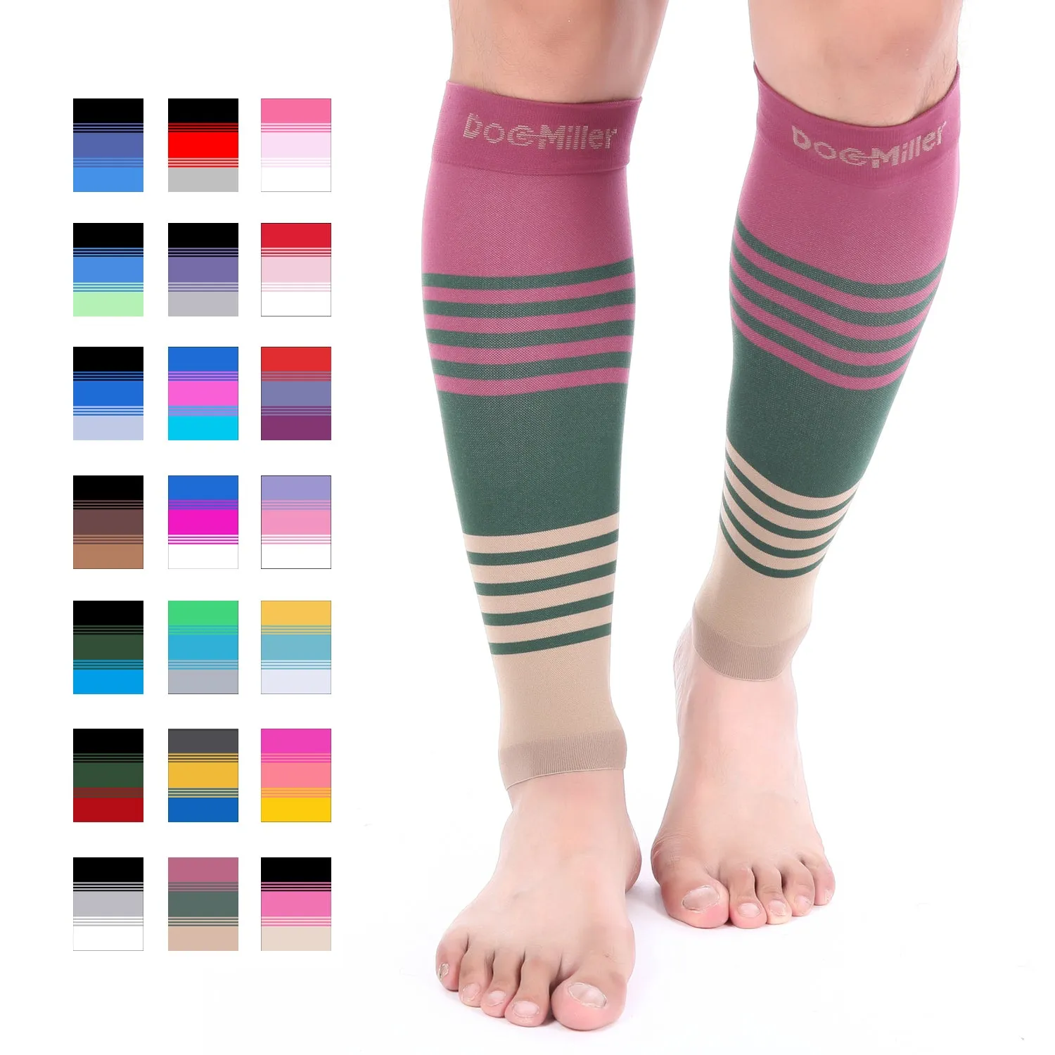 Premium Calf Compression Sleeve 20-30 mmHg 3 Colors (1)