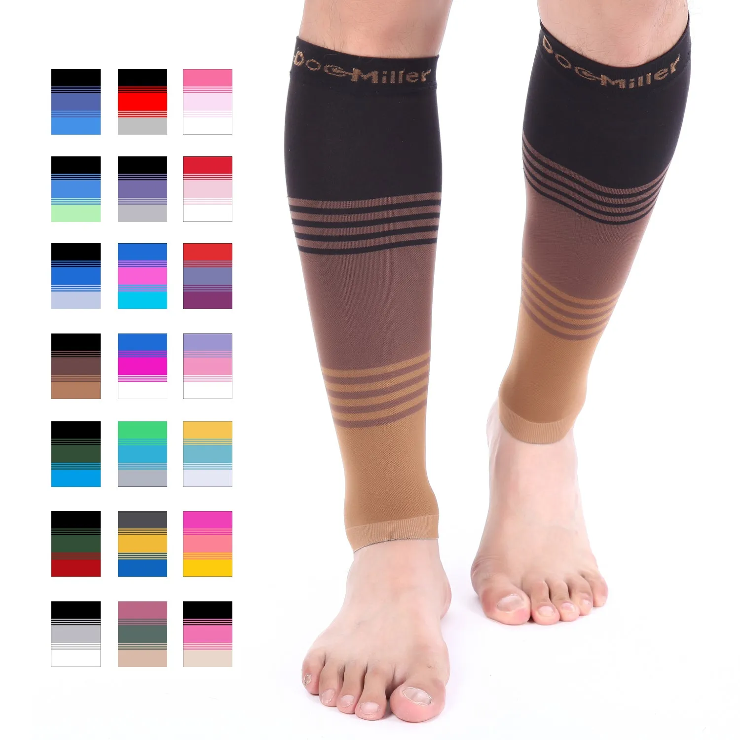 Premium Calf Compression Sleeve 20-30 mmHg 3 Colors (1)