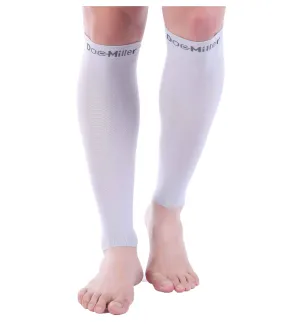 Premium Calf Compression Sleeve 20-30 mmHg GRAY by Doc Miller