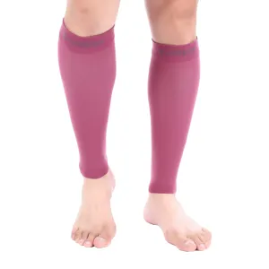 Premium Calf Compression Sleeve 20-30 mmHg MAROON by Doc Miller