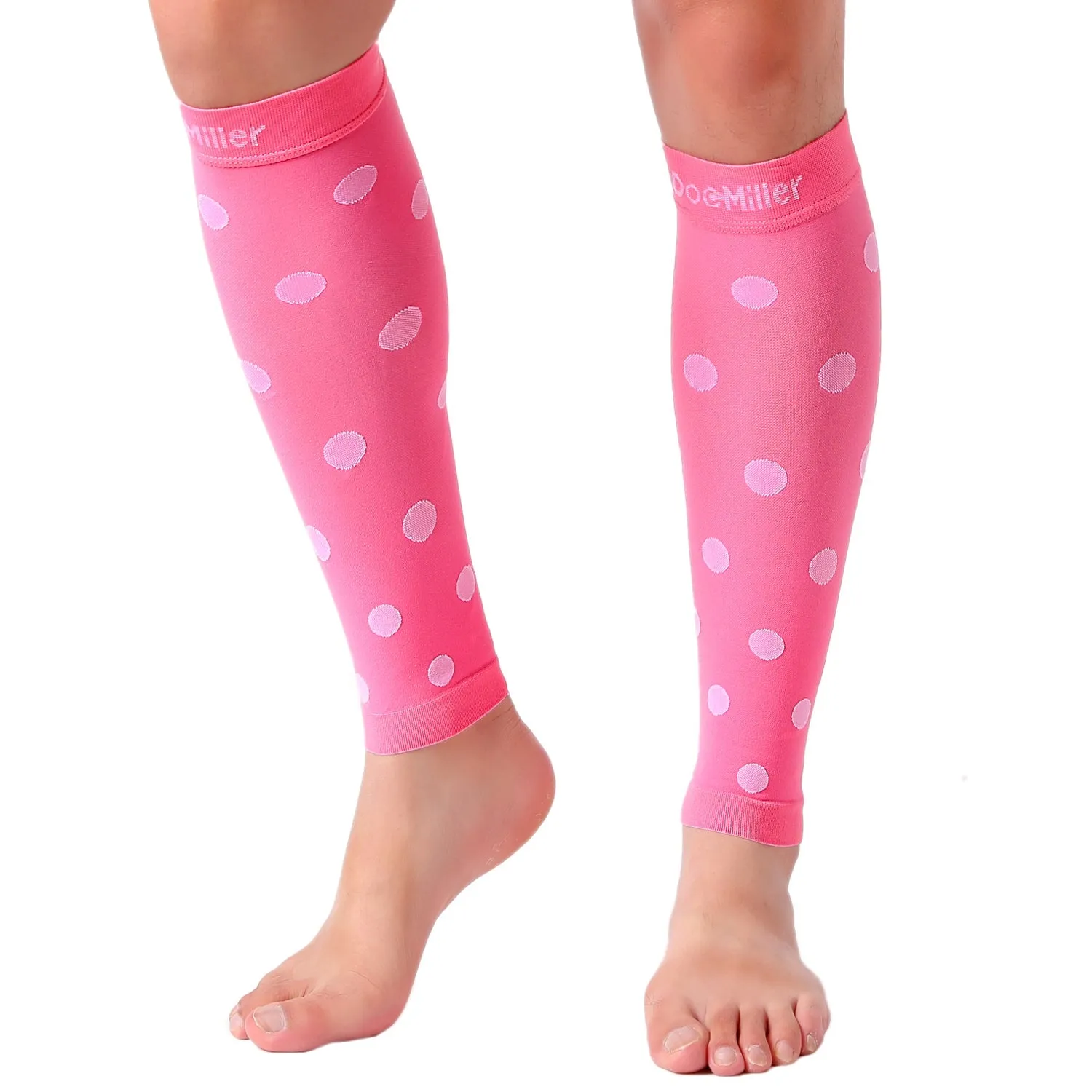 Premium Calf Compression Sleeve 20-30 mmHg Polka Dots