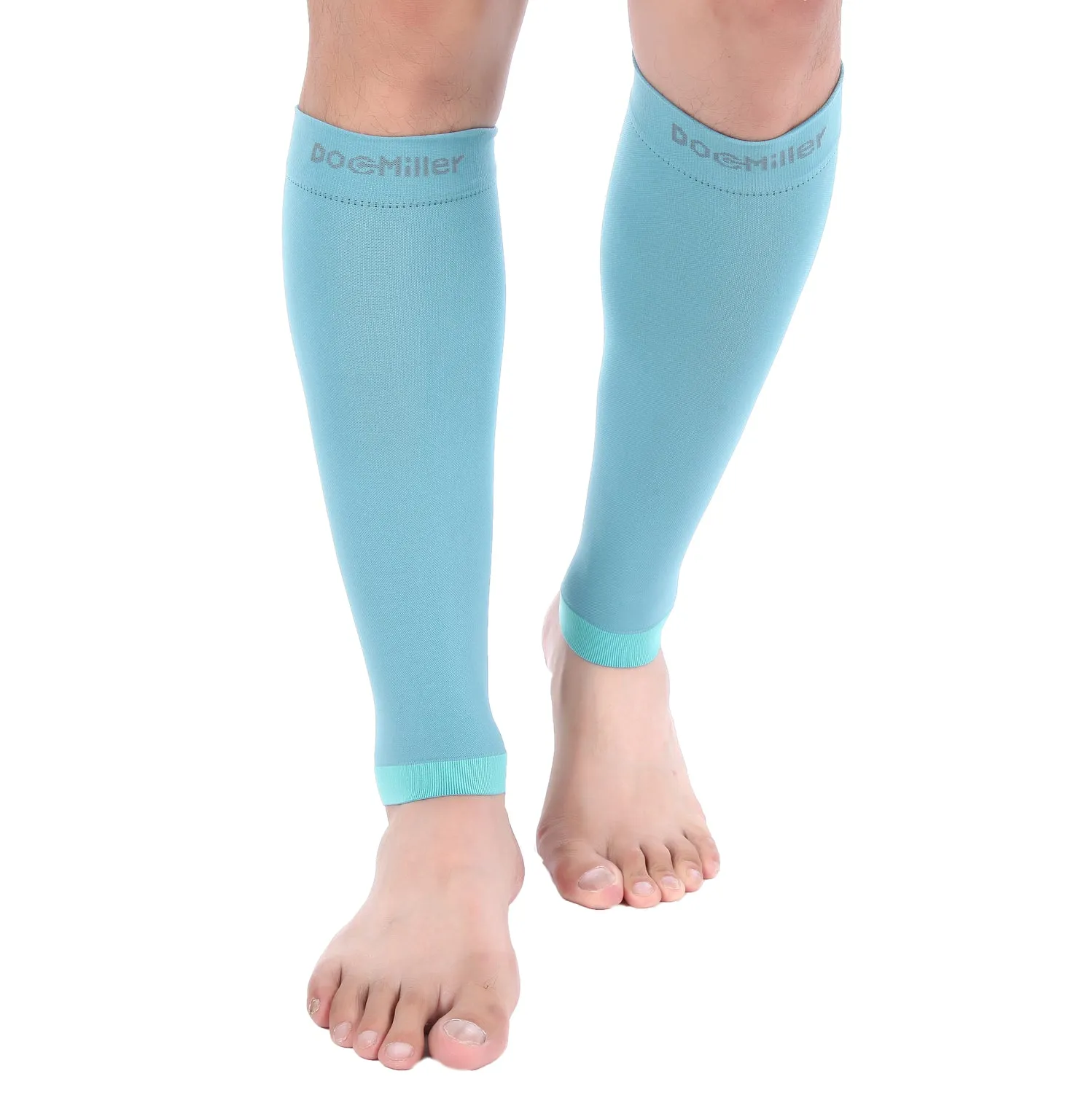 Premium Calf Compression Sleeve 20-30 mmHg TEAL by Doc Miller