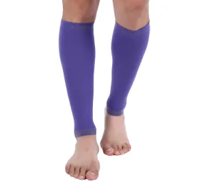 Premium Calf Compression Sleeve 20-30 mmHg VIOLET by Doc Miller