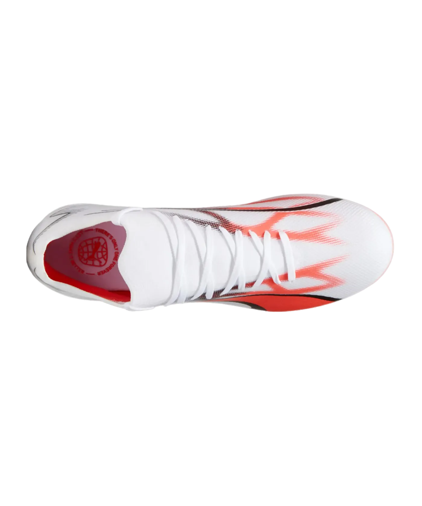 Puma Men's Ultra Match FG-White-Black-Fire Orchid