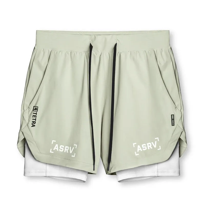 Qreatrz Sports Shorts Men's Two-Piece Basketball