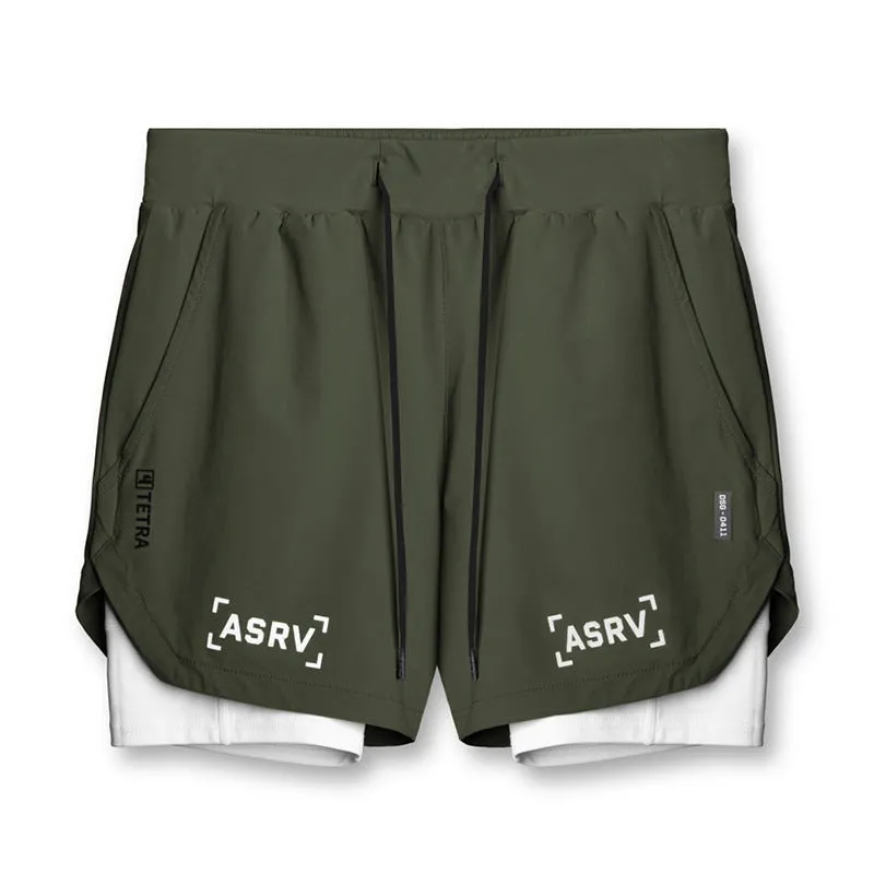 Qreatrz Sports Shorts Men's Two-Piece Basketball