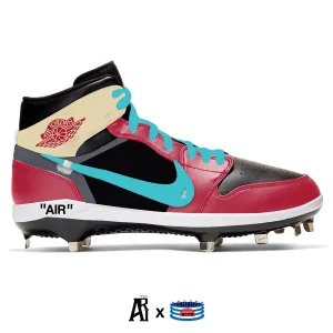 "Arizona OW" Jordan 1 Retro Cleats