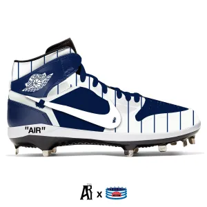 "Bronx Pinstripes OW" Jordan 1 Retro Cleats