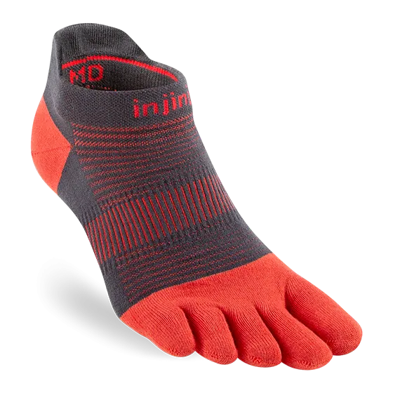 Run Lightweight CoolMax No Show Ankle Socks - by Injinji