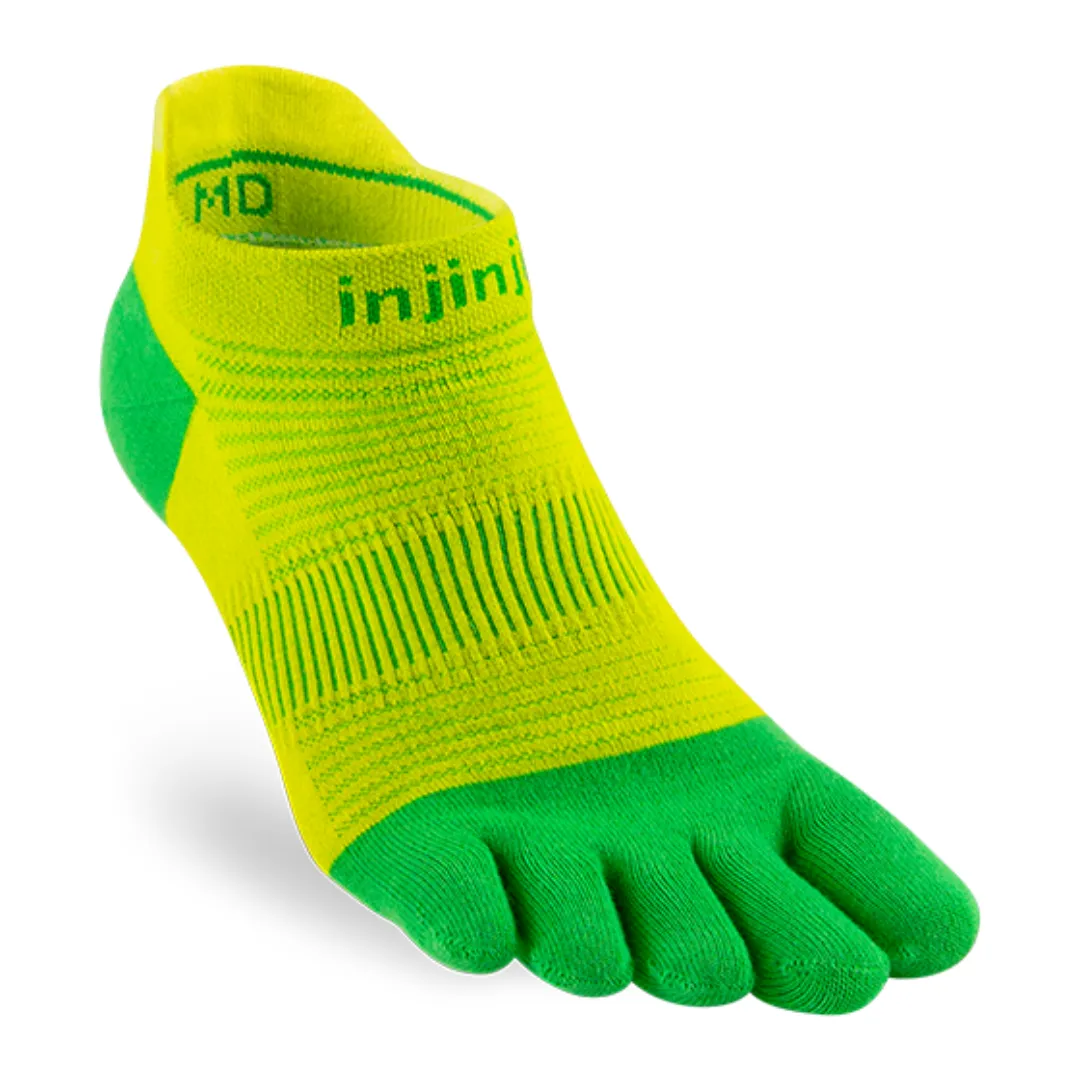 Run Lightweight CoolMax No Show Ankle Socks - by Injinji