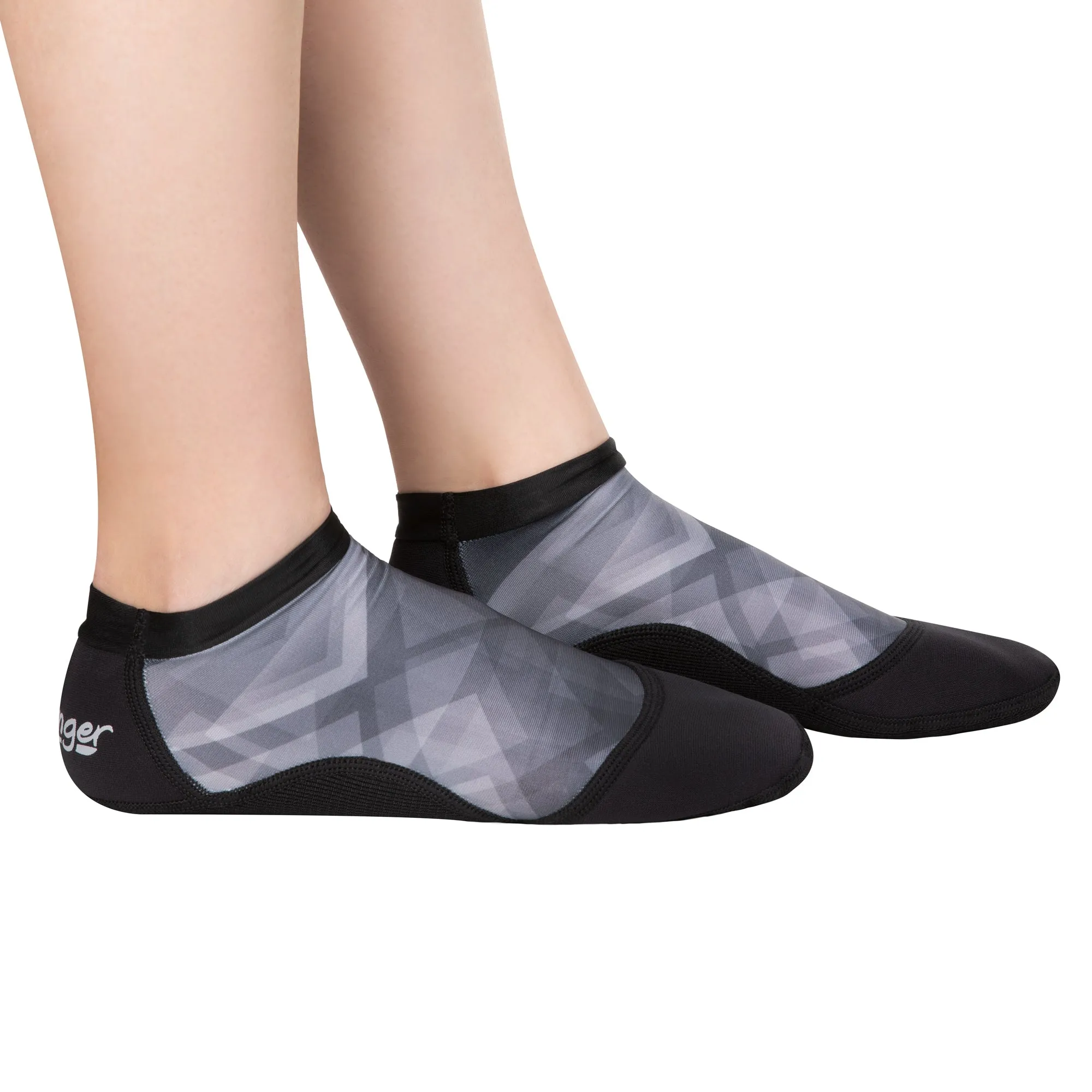 SeaSnug Ankle Beach Socks - Gray Glass