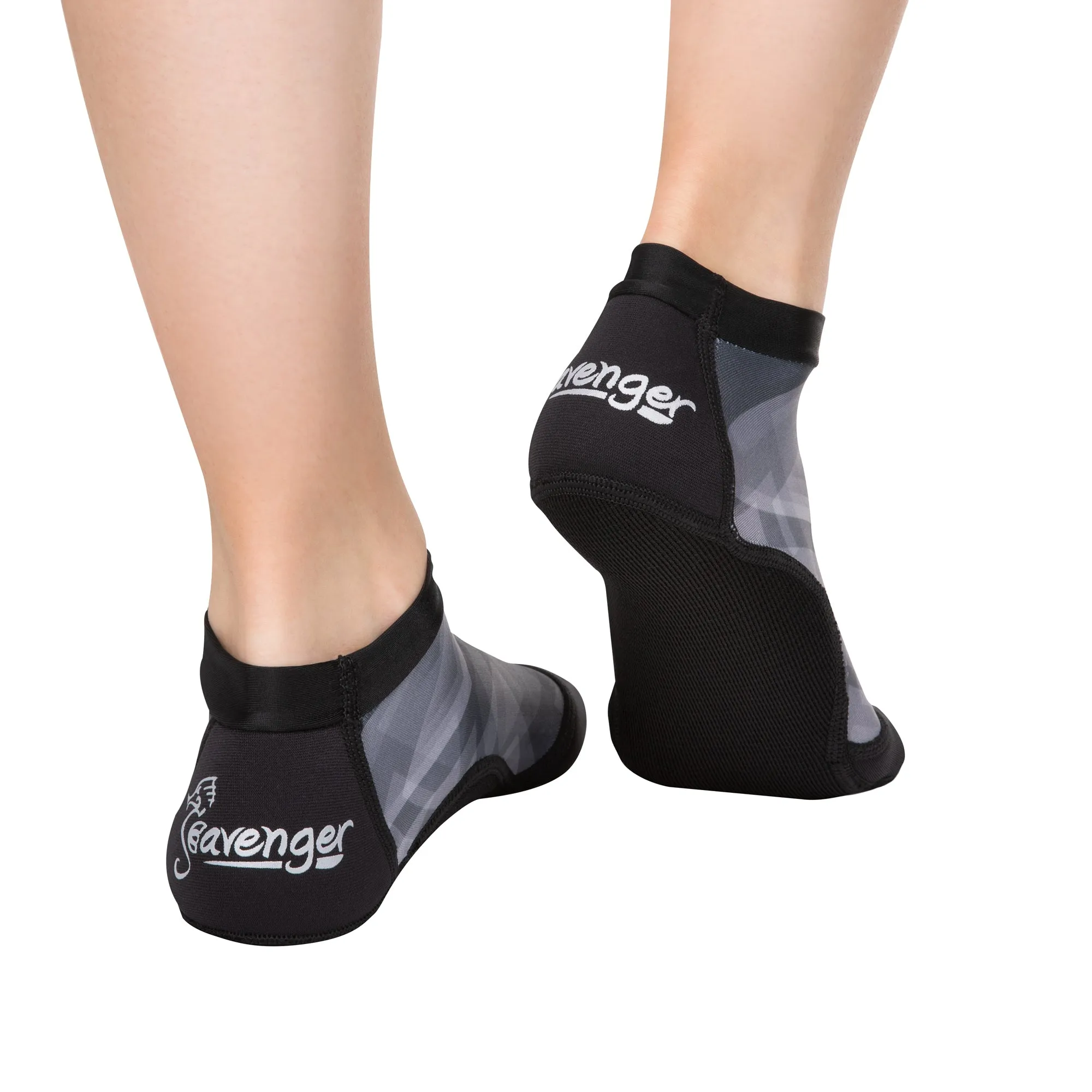 SeaSnug Ankle Beach Socks - Gray Glass