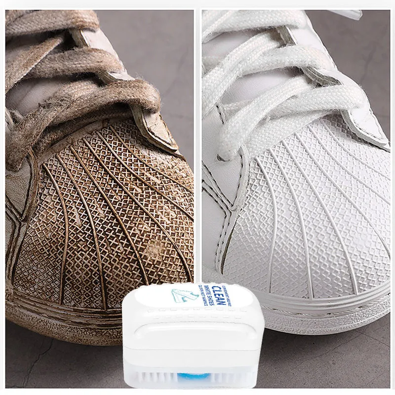 Set for cleaning white shoes - maintenance without wear