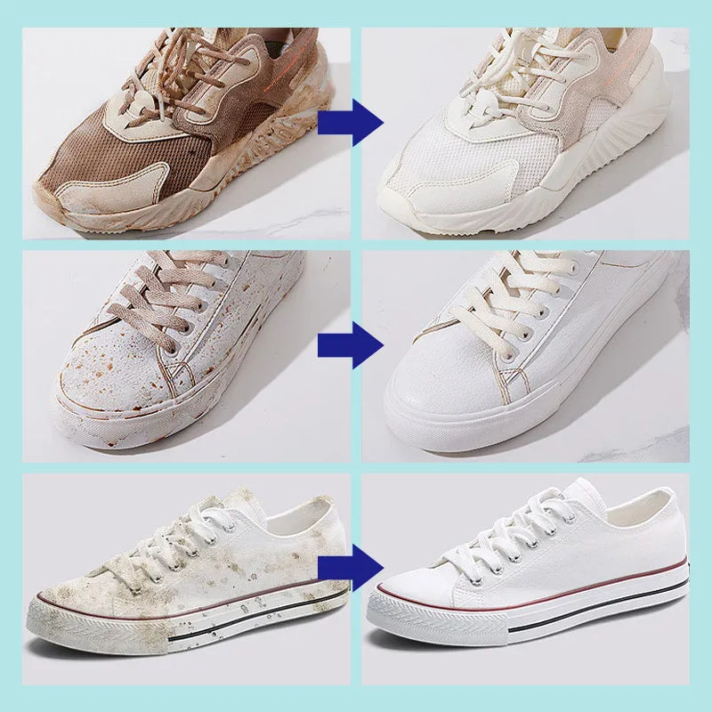 Set for cleaning white shoes - maintenance without wear