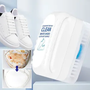 Set for cleaning white shoes - maintenance without wear