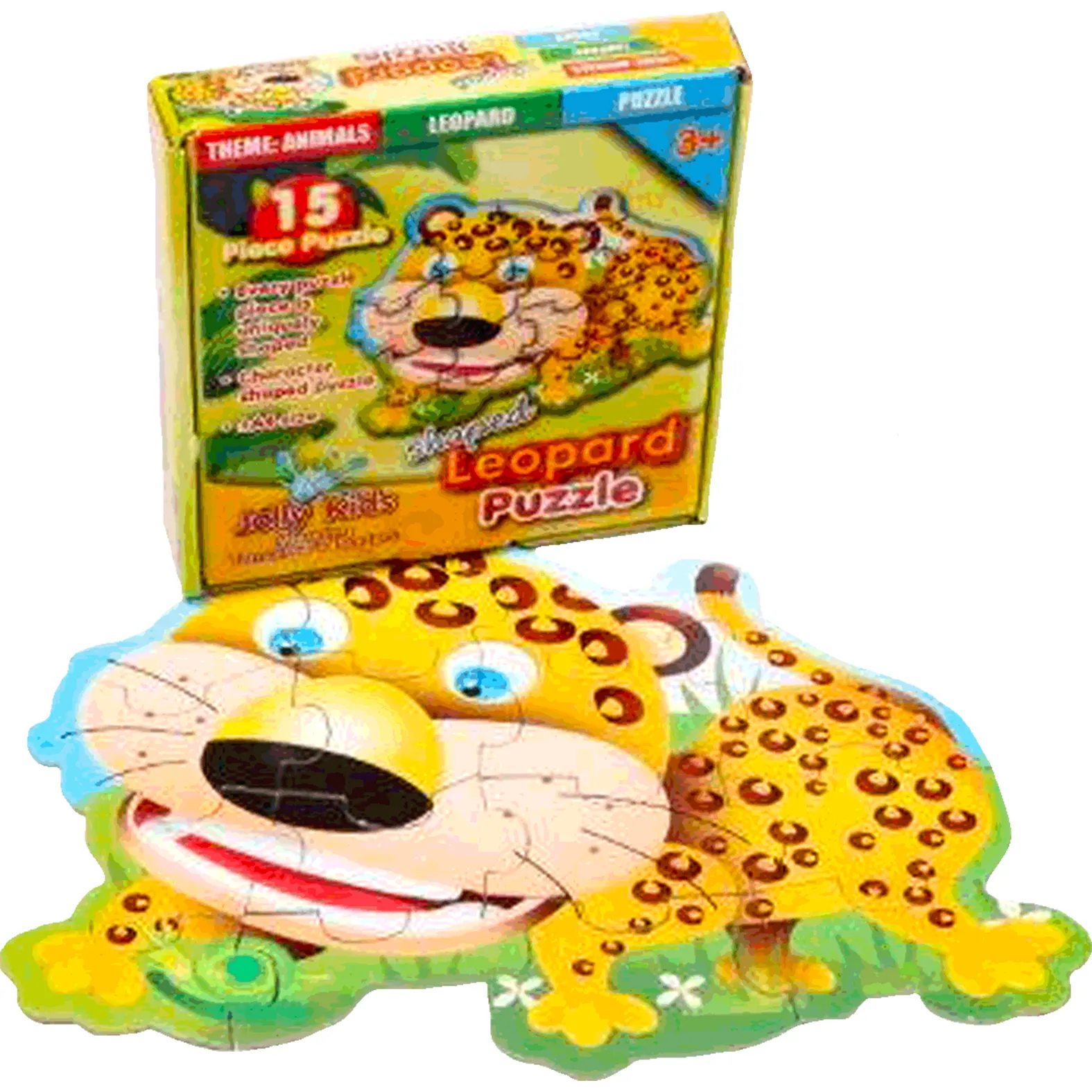 Shaped Puzzle: Leopard 15 piece