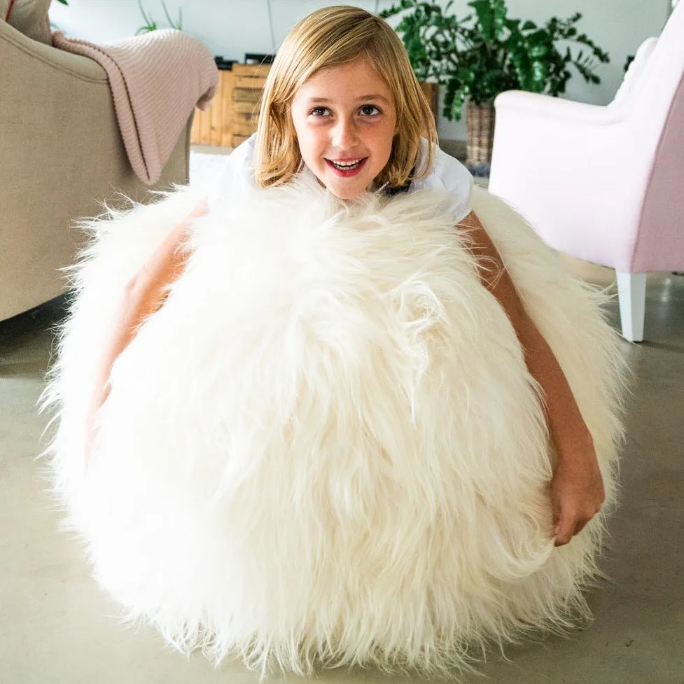 Sheepskin Yoga / Exercise Ball Cover