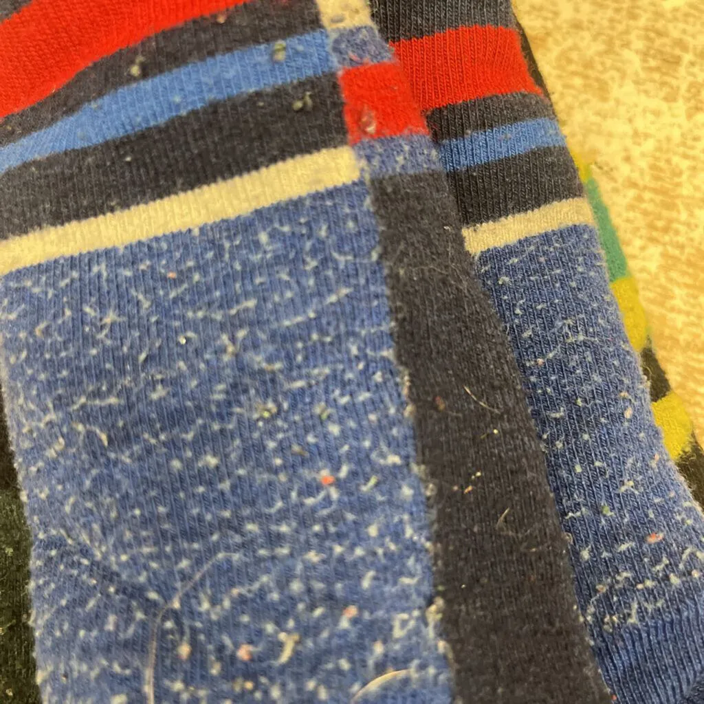 Smartwhool - Kid's Socks - MSRP $20: Blue/Red-children-LG