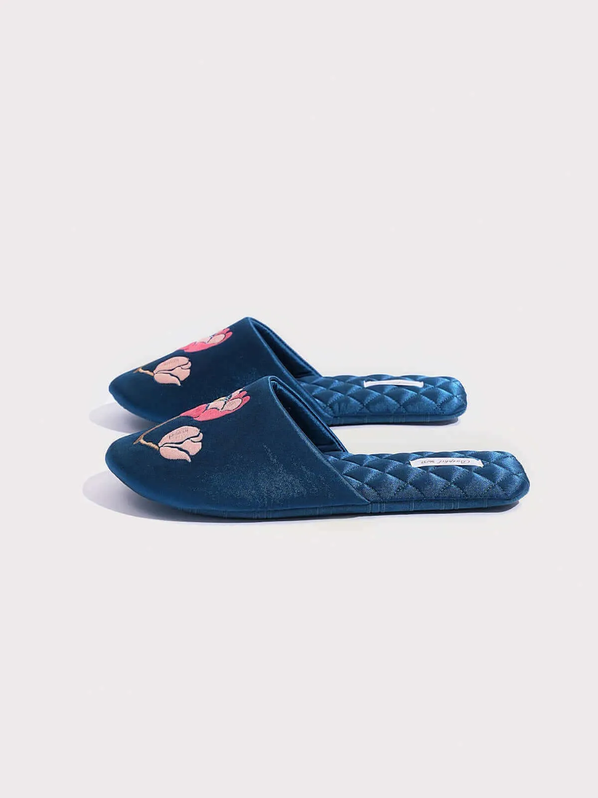 Soft Sole Floral Print Slippers