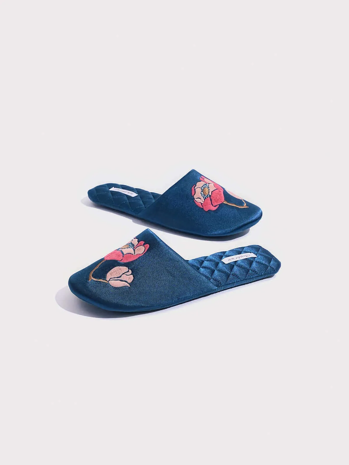 Soft Sole Floral Print Slippers